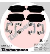 Bremsklötze vorne Zimmermann, Hyundai i30, Kia Optima - 22855.200.2